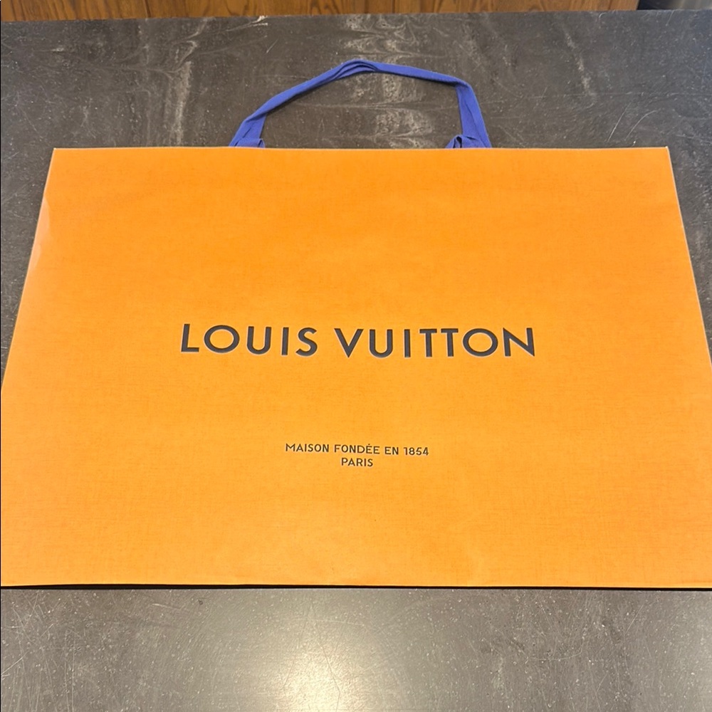 Authentic Louis Vuitton Shopping Bag - 23.25”w17.75”t x 10.24”d